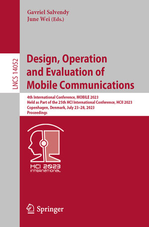 Buchcover Design, Operation and Evaluation of Mobile Communications  | EAN 9783031359217 | ISBN 3-031-35921-6 | ISBN 978-3-031-35921-7