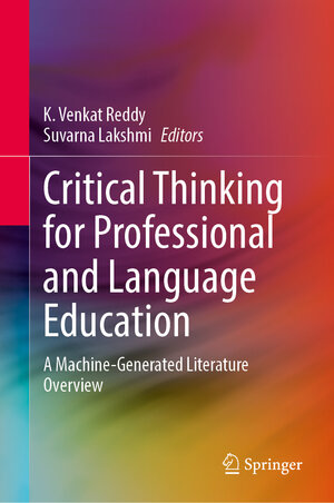 Buchcover Critical Thinking for Professional and Language Education  | EAN 9783031379512 | ISBN 3-031-37951-9 | ISBN 978-3-031-37951-2