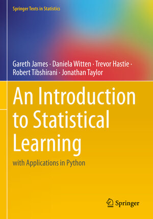 Buchcover An Introduction to Statistical Learning | Gareth James | EAN 9783031391897 | ISBN 3-031-39189-6 | ISBN 978-3-031-39189-7