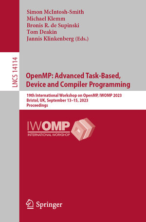 Buchcover OpenMP: Advanced Task-Based, Device and Compiler Programming | EAN 9783031407437 | ISBN 3-031-40743-1 | ISBN 978-3-031-40743-7