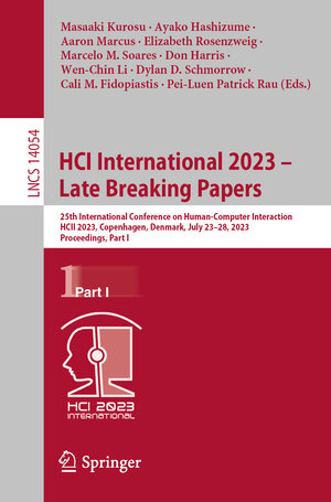 Buchcover HCI International 2023 – Late Breaking Papers  | EAN 9783031480379 | ISBN 3-031-48037-6 | ISBN 978-3-031-48037-9