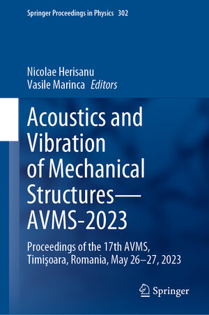 Buchcover Acoustics and Vibration of Mechanical Structures—AVMS-2023 | EAN 9783031480867 | ISBN 3-031-48086-4 | ISBN 978-3-031-48086-7
