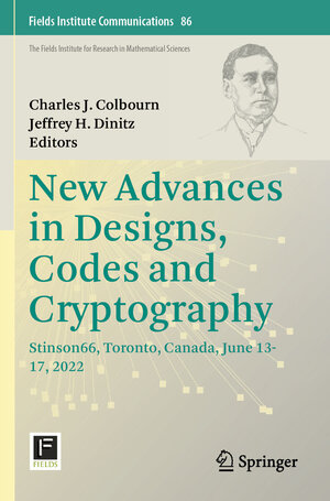 Buchcover New Advances in Designs, Codes and Cryptography | EAN 9783031486814 | ISBN 3-031-48681-1 | ISBN 978-3-031-48681-4