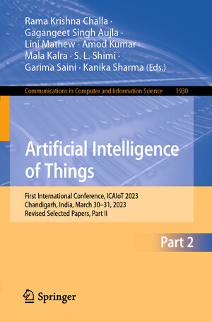 Buchcover Artificial Intelligence of Things  | EAN 9783031487811 | ISBN 3-031-48781-8 | ISBN 978-3-031-48781-1