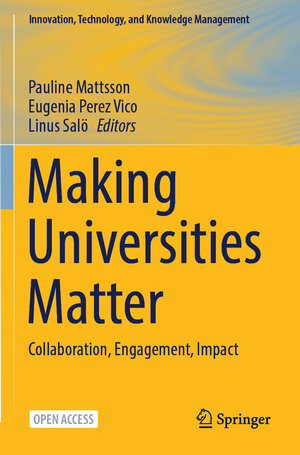 Buchcover Making Universities Matter | EAN 9783031488016 | ISBN 3-031-48801-6 | ISBN 978-3-031-48801-6