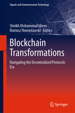 Buchcover Blockchain Transformations | EAN 9783031495922 | ISBN 3-031-49592-6 | ISBN 978-3-031-49592-2