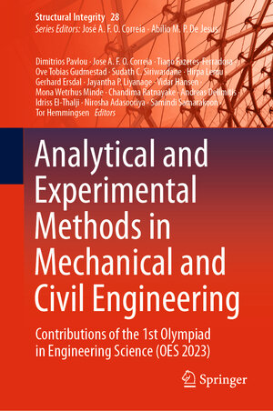 Buchcover Analytical and Experimental Methods in Mechanical and Civil Engineering | EAN 9783031497230 | ISBN 3-031-49723-6 | ISBN 978-3-031-49723-0