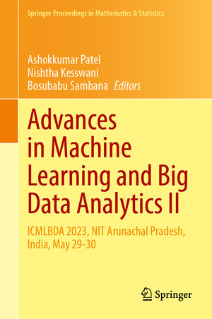 Buchcover Advances in Machine Learning and Big Data Analytics II  | EAN 9783031513428 | ISBN 3-031-51342-8 | ISBN 978-3-031-51342-8