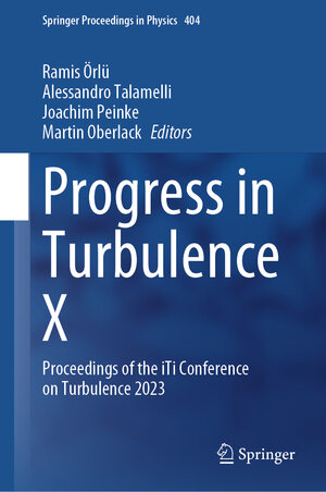 Buchcover Progress in Turbulence X | EAN 9783031559242 | ISBN 3-031-55924-X | ISBN 978-3-031-55924-2