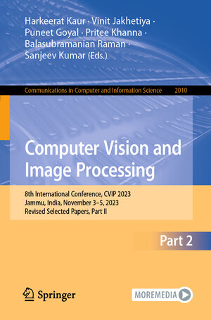 Buchcover Computer Vision and Image Processing | EAN 9783031581731 | ISBN 3-031-58173-3 | ISBN 978-3-031-58173-1