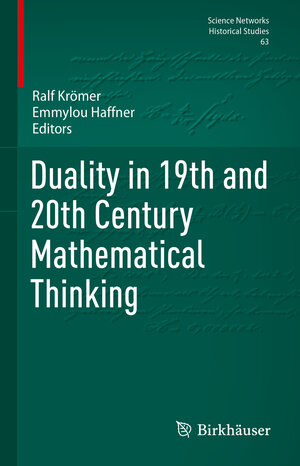 Buchcover Duality in 19th and 20th Century Mathematical Thinking  | EAN 9783031597961 | ISBN 3-031-59796-6 | ISBN 978-3-031-59796-1