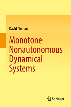 Buchcover Monotone Nonautonomous Dynamical Systems | David Cheban | EAN 9783031600630 | ISBN 3-031-60063-0 | ISBN 978-3-031-60063-0