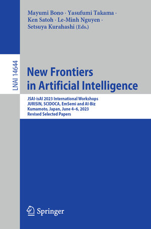 Buchcover New Frontiers in Artificial Intelligence  | EAN 9783031605116 | ISBN 3-031-60511-X | ISBN 978-3-031-60511-6
