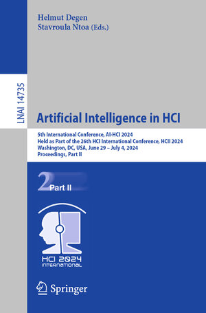 Buchcover Artificial Intelligence in HCI  | EAN 9783031606137 | ISBN 3-031-60613-2 | ISBN 978-3-031-60613-7