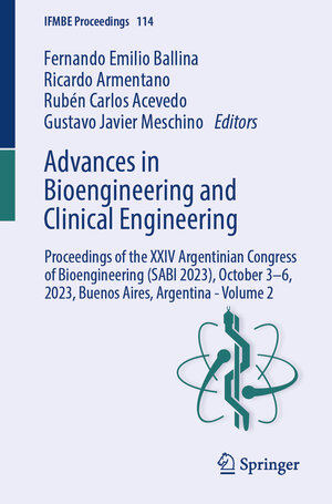 Buchcover Advances in Bioengineering and Clinical Engineering  | EAN 9783031619724 | ISBN 3-031-61972-2 | ISBN 978-3-031-61972-4