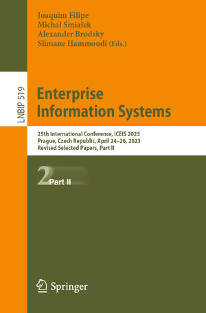 Buchcover Enterprise Information Systems | EAN 9783031647543 | ISBN 3-031-64754-8 | ISBN 978-3-031-64754-3