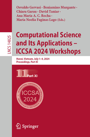 Buchcover Computational Science and Its Applications – ICCSA 2024 Workshops | EAN 9783031653438 | ISBN 3-031-65343-2 | ISBN 978-3-031-65343-8
