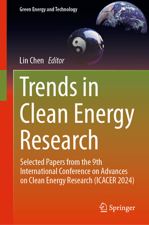 Buchcover Trends in Clean Energy Research  | EAN 9783031679872 | ISBN 3-031-67987-3 | ISBN 978-3-031-67987-2