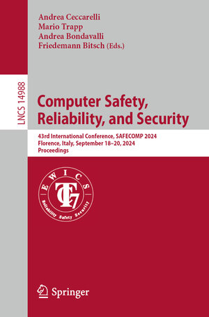 Buchcover Computer Safety, Reliability, and Security | EAN 9783031686061 | ISBN 3-031-68606-3 | ISBN 978-3-031-68606-1