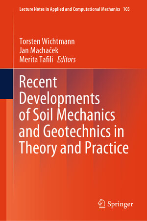 Buchcover Recent Developments of Soil Mechanics and Geotechnics in Theory and Practice | EAN 9783031718960 | ISBN 3-031-71896-8 | ISBN 978-3-031-71896-0