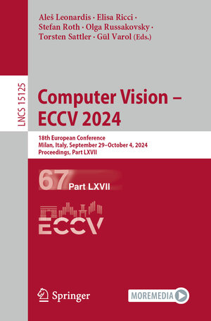 Buchcover Computer Vision – ECCV 2024 | EAN 9783031728549 | ISBN 3-031-72854-8 | ISBN 978-3-031-72854-9