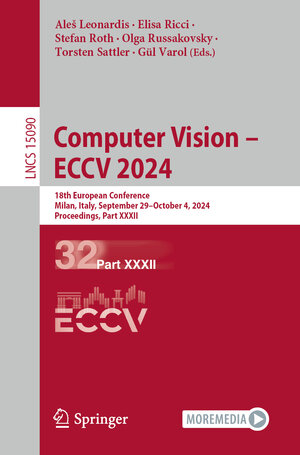 Buchcover Computer Vision – ECCV 2024 | EAN 9783031734113 | ISBN 3-031-73411-4 | ISBN 978-3-031-73411-3