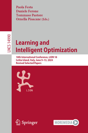 Buchcover Learning and Intelligent Optimization | EAN 9783031756238 | ISBN 3-031-75623-1 | ISBN 978-3-031-75623-8