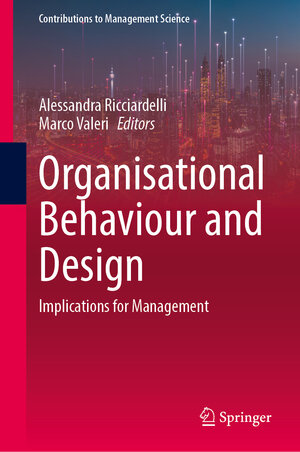 Buchcover Organisational Behaviour and Design  | EAN 9783031804229 | ISBN 3-031-80422-8 | ISBN 978-3-031-80422-9