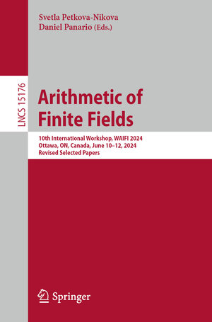 Buchcover Arithmetic of Finite Fields | EAN 9783031818233 | ISBN 3-031-81823-7 | ISBN 978-3-031-81823-3