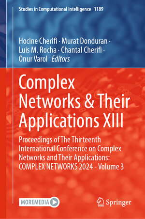 Buchcover Complex Networks & Their Applications XIII  | EAN 9783031824357 | ISBN 3-031-82435-0 | ISBN 978-3-031-82435-7