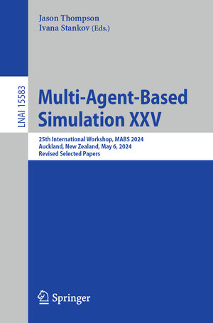 Buchcover Multi-Agent-Based Simulation XXV  | EAN 9783031880179 | ISBN 3-031-88017-X | ISBN 978-3-031-88017-9