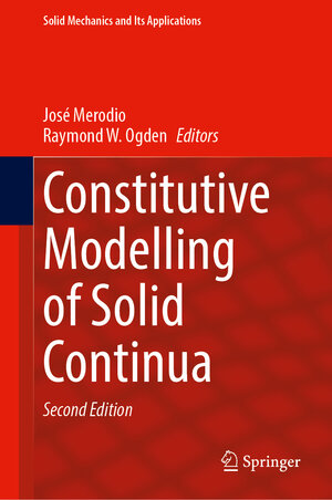 Buchcover Constitutive Modelling of Solid Continua | EAN 9783031892790 | ISBN 3-031-89279-8 | ISBN 978-3-031-89279-0