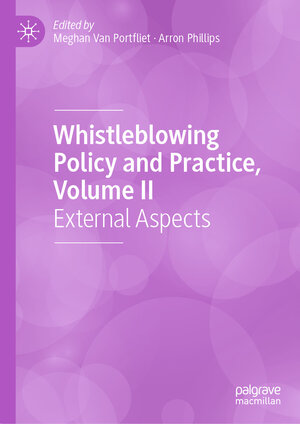 Buchcover Whistleblowing Policy and Practice, Volume II  | EAN 9783031931697 | ISBN 3-031-93169-6 | ISBN 978-3-031-93169-7