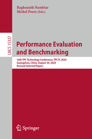 Buchcover Performance Evaluation and Benchmarking | EAN 9783031938573 | ISBN 3-031-93857-7 | ISBN 978-3-031-93857-3