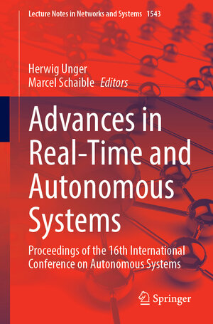 Buchcover Advances in Real-Time and Autonomous Systems | EAN 9783031986963 | ISBN 3-031-98696-2 | ISBN 978-3-031-98696-3