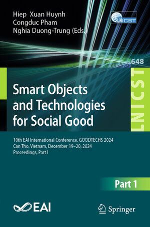 Buchcover Smart Objects and Technologies for Social Good | EAN 9783032014719 | ISBN 3-032-01471-9 | ISBN 978-3-032-01471-9