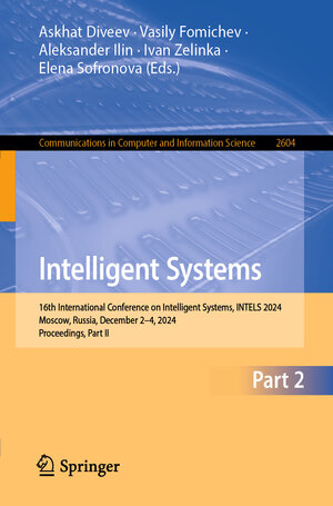 Buchcover Intelligent Systems | EAN 9783032047618 | ISBN 3-032-04761-7 | ISBN 978-3-032-04761-8