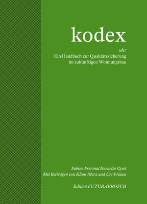 Buchcover Kodex | Sabine Frei | EAN 9783033016200 | ISBN 3-033-01620-0 | ISBN 978-3-033-01620-0