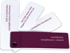 Buchcover wortfächer komplimente deutsch | Anja Vatter | EAN 9783033042902 | ISBN 3-033-04290-2 | ISBN 978-3-033-04290-2