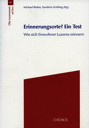 Buchcover Erinnerungsorte? Ein Test | EAN 9783034006668 | ISBN 3-0340-0666-7 | ISBN 978-3-0340-0666-8