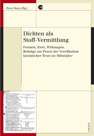 Buchcover Dichten als Stoff-Vermittlung  | EAN 9783034008983 | ISBN 3-0340-0898-8 | ISBN 978-3-0340-0898-3
