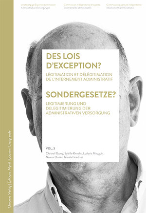 Buchcover Des lois d’exception? / Sondergesetze? | Christel Gumy | EAN 9783034015134 | ISBN 3-0340-1513-5 | ISBN 978-3-0340-1513-4