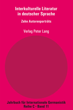 Buchcover Interkulturelle Literatur in deutscher Sprache  | EAN 9783034320504 | ISBN 3-0343-2050-7 | ISBN 978-3-0343-2050-4