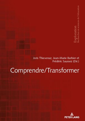 Buchcover Comprendre/Transformer | EAN 9783034339797 | ISBN 3-0343-3979-8 | ISBN 978-3-0343-3979-7