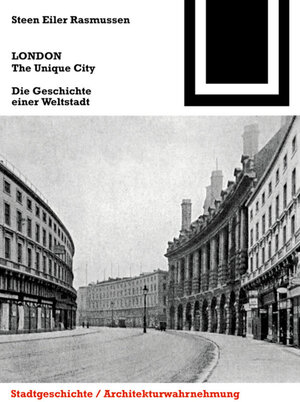 Buchcover LONDON. The Unique City | Steen Eiler Rasmussen | EAN 9783034610933 | ISBN 3-0346-1093-9 | ISBN 978-3-0346-1093-3