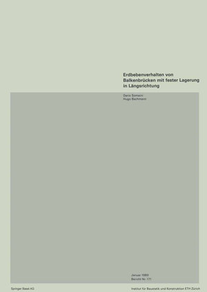 Buchcover Erdbebenverhalten von Balkenbrücken mit fester Lagerung in Längsrichtung | Somaini | EAN 9783034852494 | ISBN 3-0348-5249-5 | ISBN 978-3-0348-5249-4