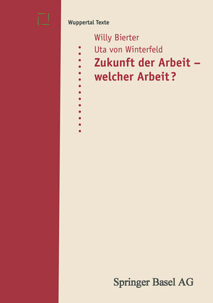 Buchcover Zukunft der Arbeit — welcher Arbeit?  | EAN 9783034863353 | ISBN 3-0348-6335-7 | ISBN 978-3-0348-6335-3
