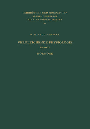 Buchcover Vergleichende Physiologie | W. Buddenbrock | EAN 9783034868273 | ISBN 3-0348-6827-8 | ISBN 978-3-0348-6827-3