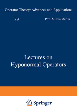 Buchcover Lectures on Hyponormal Operators | Mihai Putinar | EAN 9783034874687 | ISBN 3-0348-7468-5 | ISBN 978-3-0348-7468-7
