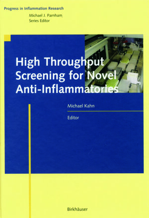 Buchcover High Throughput Screening for Novel Anti-Inflammatories | EAN 9783034884624 | ISBN 3-0348-8462-1 | ISBN 978-3-0348-8462-4